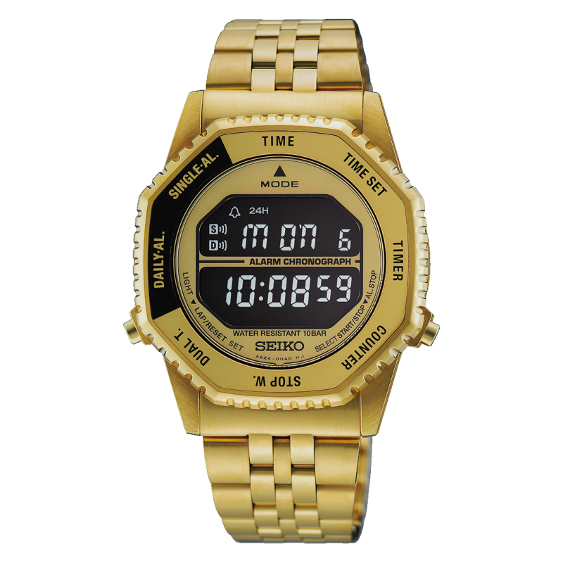 Seiko HFL003P1 „Rotocall“ – Digitaler Alarm-Chronograph