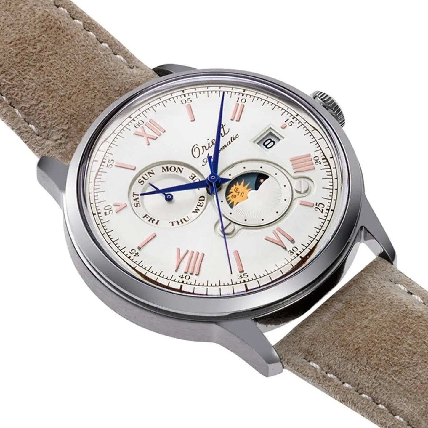 Orient 75th Anniversary Bambino Sun & Moon Limited Edition RA-AK0808S30B