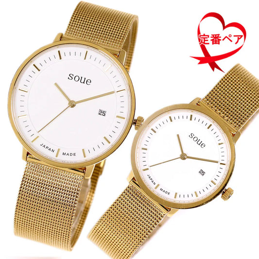 Soue A Basics Rosegold x Weiß x Rosegold Damen 30 mm