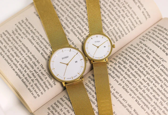 Soue A Basics Rosegold x Weiß x Rosegold Damen 30 mm