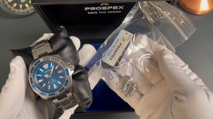 Seiko Prospex Samurai „Save the Ocean" Special Edition SRPD23K1 – Automatik Diver's 200 m, gebraucht, Box & Garantiekarte (blanko)