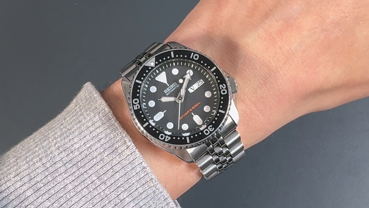 Seiko SKX007K2 Diver – am Handgelenk