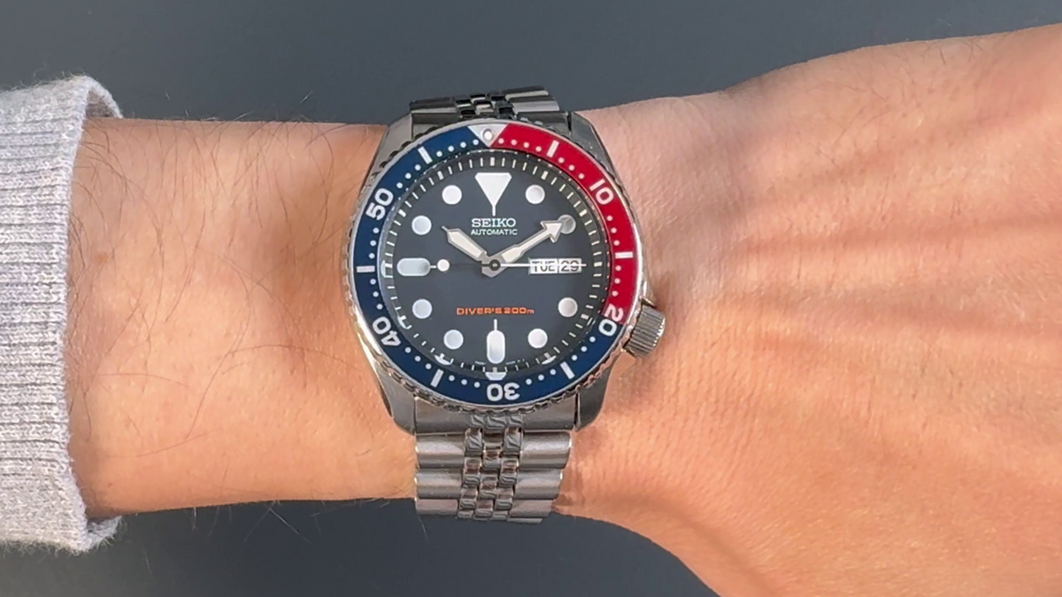 Seiko SKX009K2 Pepsi – am Handgelenk