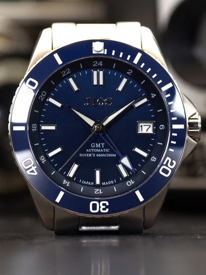 JIOS GMT Diver´s 104 Navy-Blue