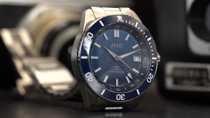 JIOS GMT Diver´s 104 Navy-Blue