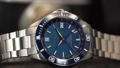 JIOS GMT Diver´s 104 Navy-Blue