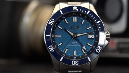 JIOS GMT Diver´s 104 Navy-Blue