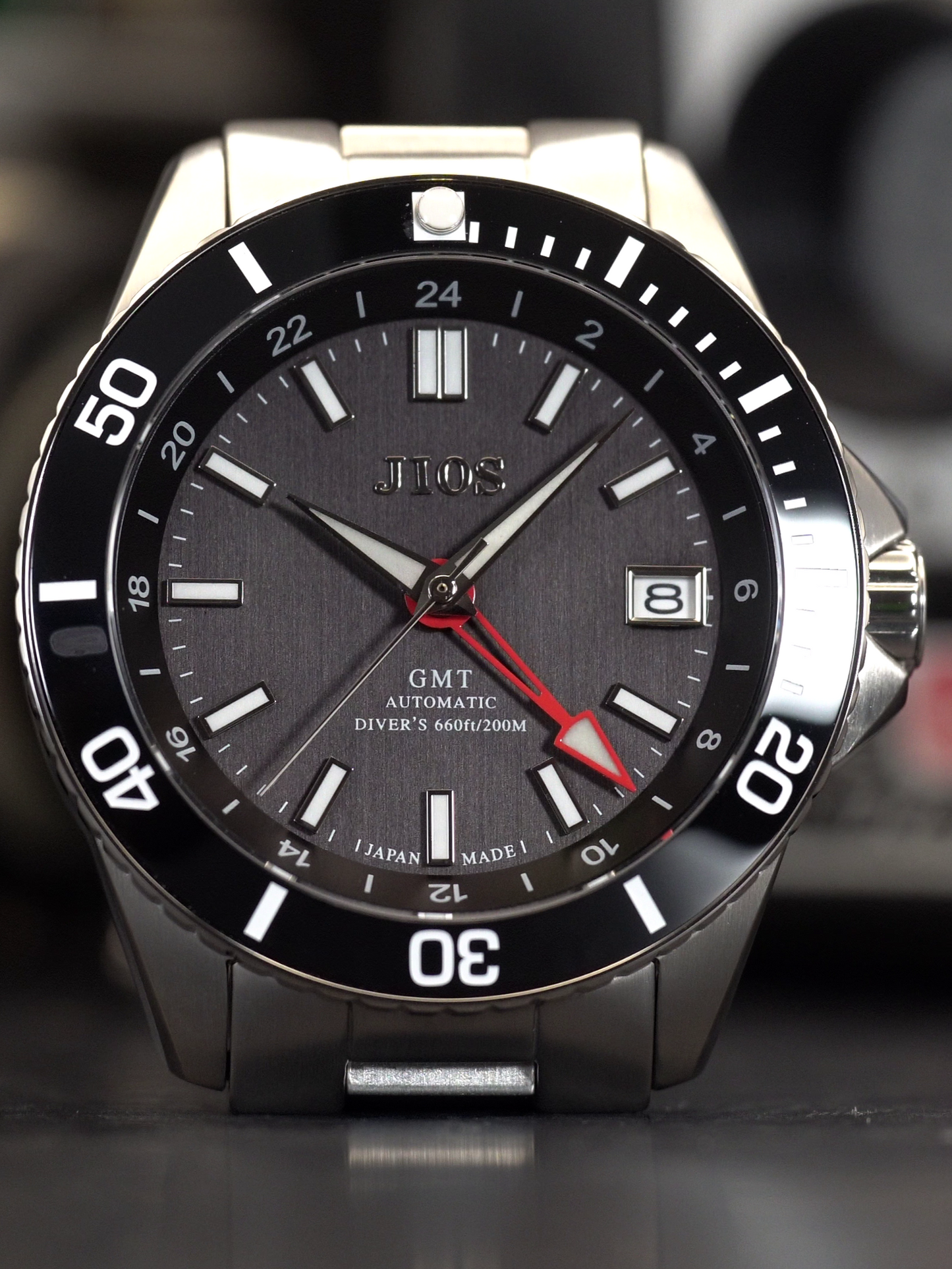 JIOS GMT Diver's 104 schwarz - JETZT VORBESTELLEN