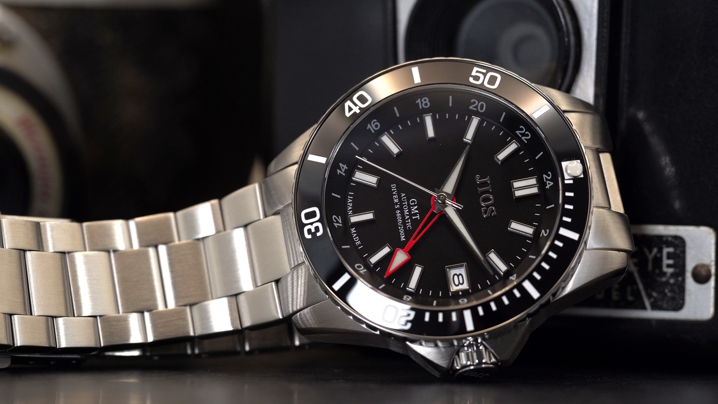 JIOS GMT Diver's 104 schwarz - JETZT VORBESTELLEN