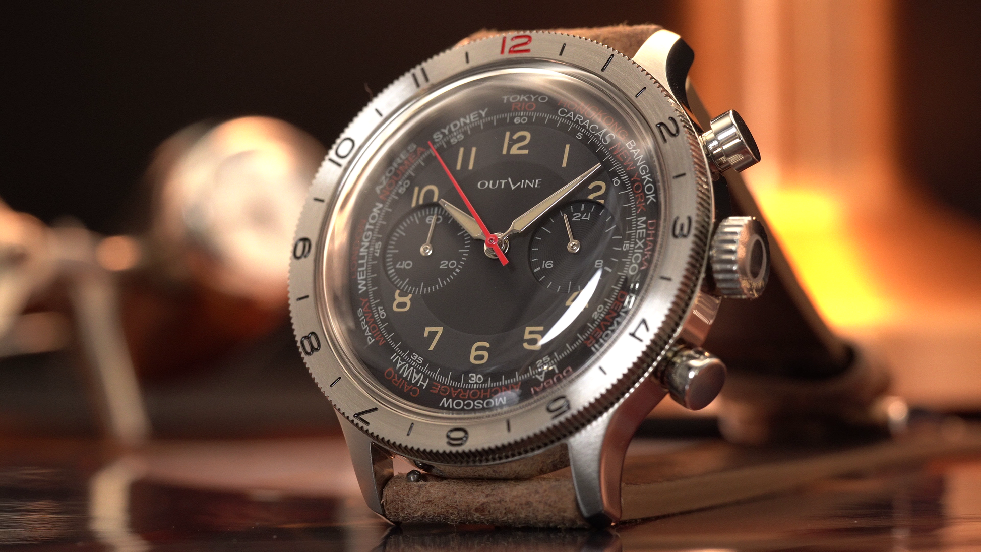Outline Pilot Chrono 20 Cal.SEIKO VK64 - 42mm – Japanese Outline Pilot Chrono 20 Cal.SEIKO VK64 - 42mm – Japanese