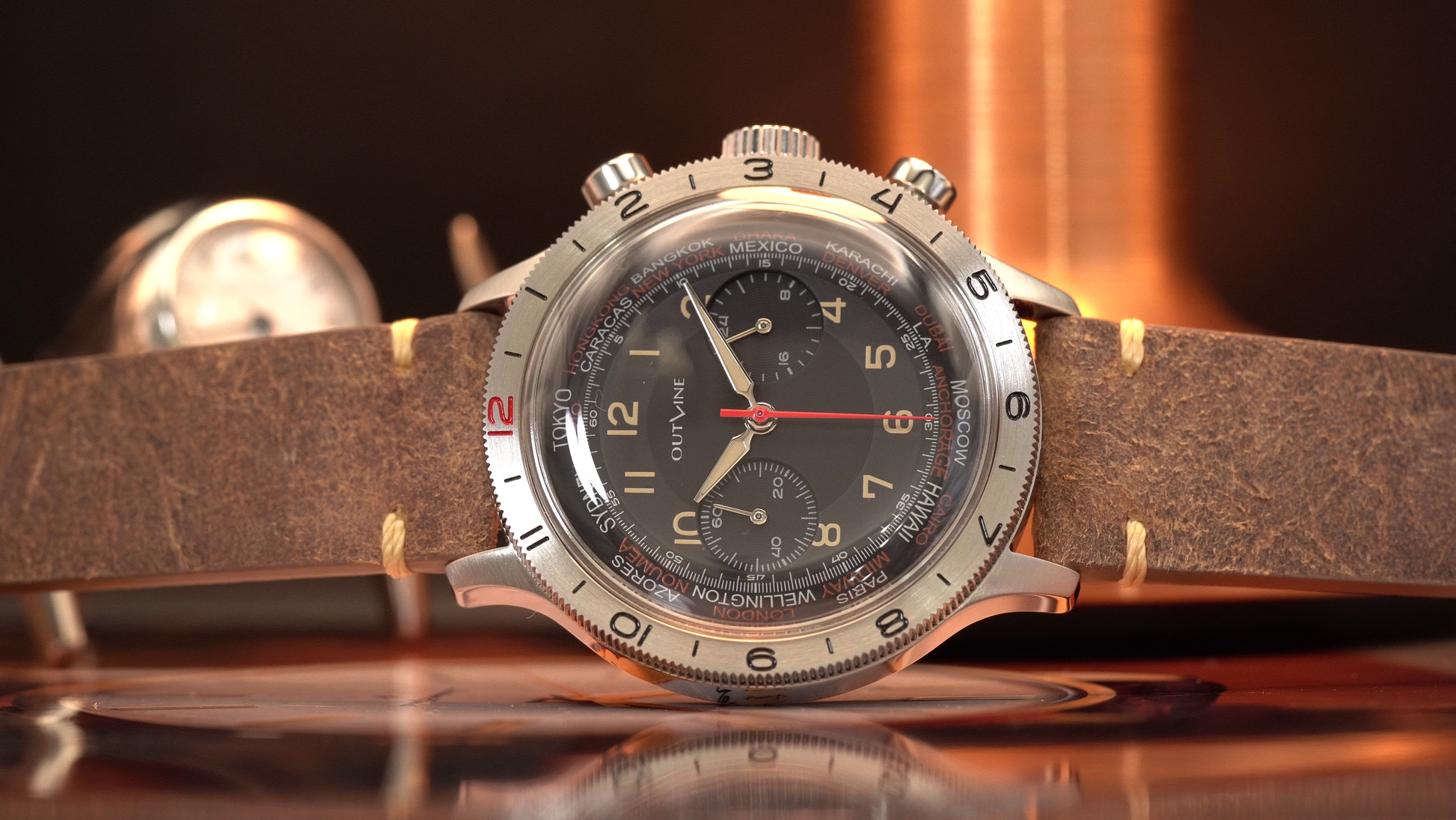 Outline Pilot Chrono 20 Cal.SEIKO VK64 - 42mm – Japanese Outline Pilot Chrono 20 Cal.SEIKO VK64 - 42mm – Japanese