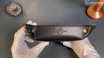 Plateau exclusif pour montres et bijoux – Pièces uniques fabriquées à la main à partir de tissus de kimonos japonais originaux, modèle Japan Lila Moments 20 x 20