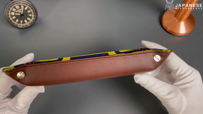 Plateau exclusif pour montres et bijoux – pièces uniques réalisées à la main à partir de tissus de kimonos japonais originaux, inspirées des calices japonais, 24 x 12 cm