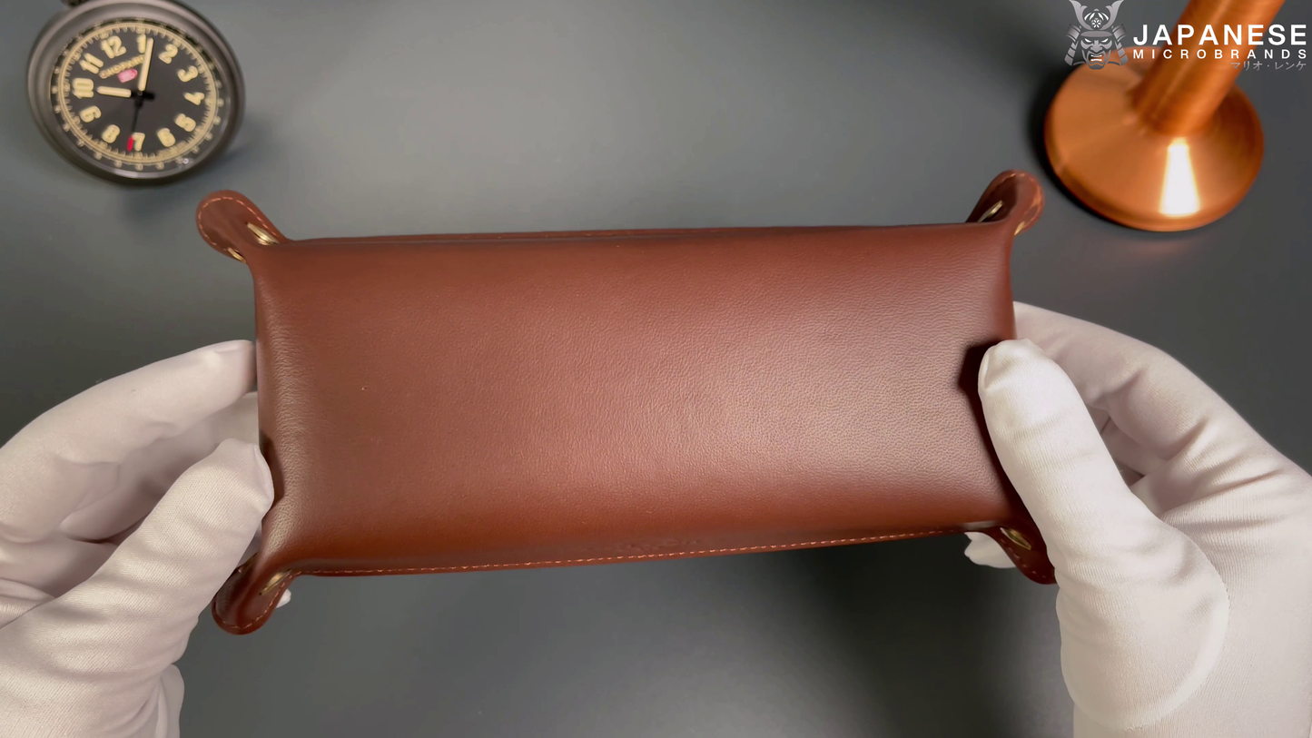 Plateau exclusif pour montres et bijoux – pièces uniques réalisées à la main à partir de tissus de kimonos japonais originaux, inspirées des calices japonais, 24 x 12 cm