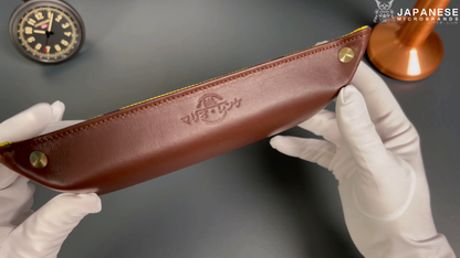 Plateau exclusif pour montres et bijoux – pièces uniques réalisées à la main à partir de tissus de kimonos japonais originaux, inspirées des calices japonais, 24 x 12 cm