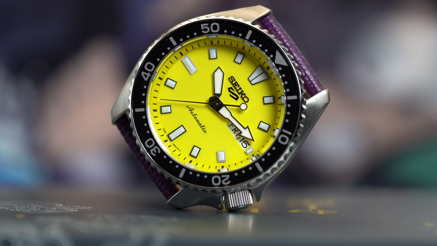 Seiko 5 Sports SRPL87K1 "Murasaki Sun" – Japanese Microbrands Special Edition
