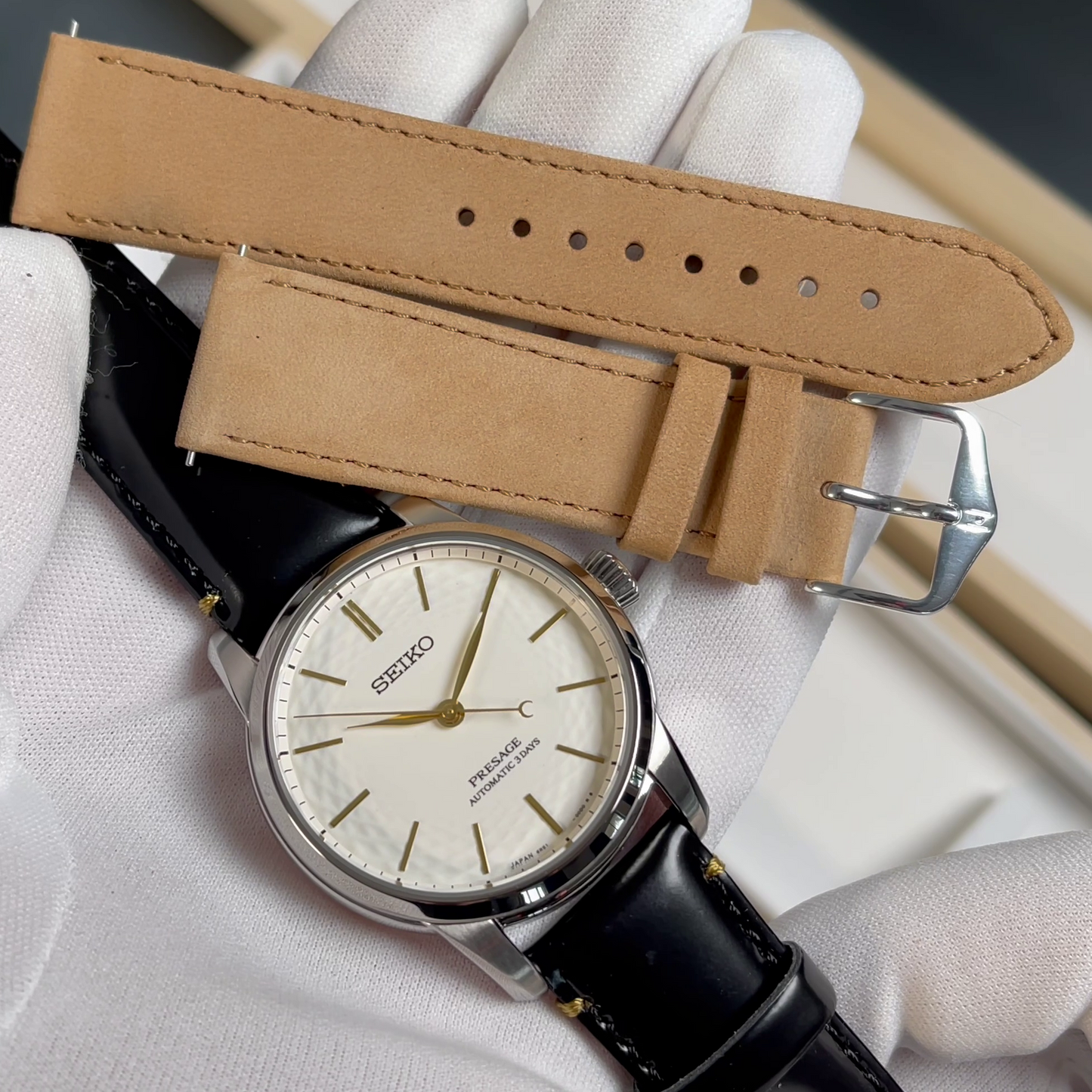 Seiko Presage SPB497J1 Arita Porcelain – Limited Edition – Set inkl. Zusatzarmband