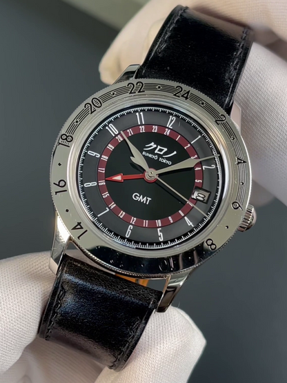 Kurono Tokyo GMT 1 - Limited Edition - 38mm - Gebraucht, Top Zustand