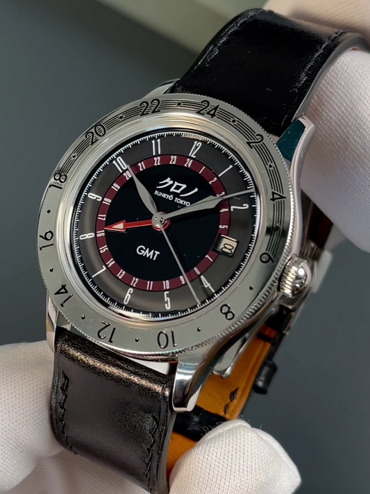 Kurono Tokyo GMT 1 - Limited Edition - 38mm - Gebraucht, Top Zustand