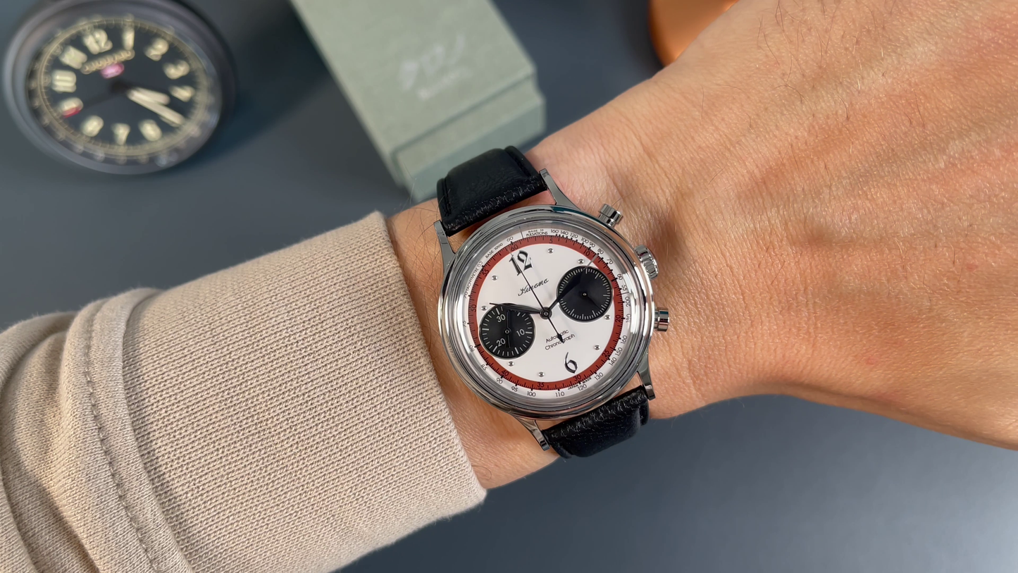 Kurono Tokyo Chronograph P1- Shanghai Special Edition - 38mm - Gebraucht, Top Zustand