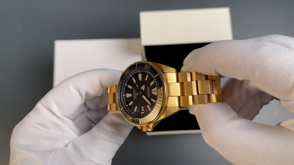 Seiko Prospex Samurai SRPB51K1 in Gold – Custom-Goldbeschichtung, Unikat mit Fullset (2017)