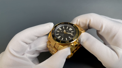 Seiko Prospex Samurai SRPB51K1 in Gold – Custom-Goldbeschichtung, Unikat mit Fullset (2017)