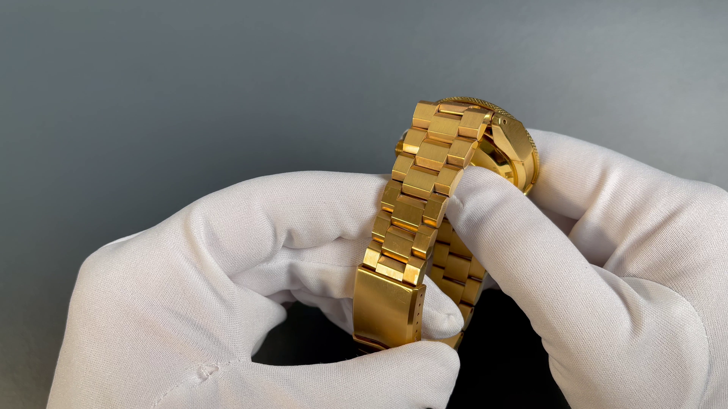 Seiko Prospex Samurai SRPB51K1 in Gold – Custom-Goldbeschichtung, Unikat mit Fullset (2017)